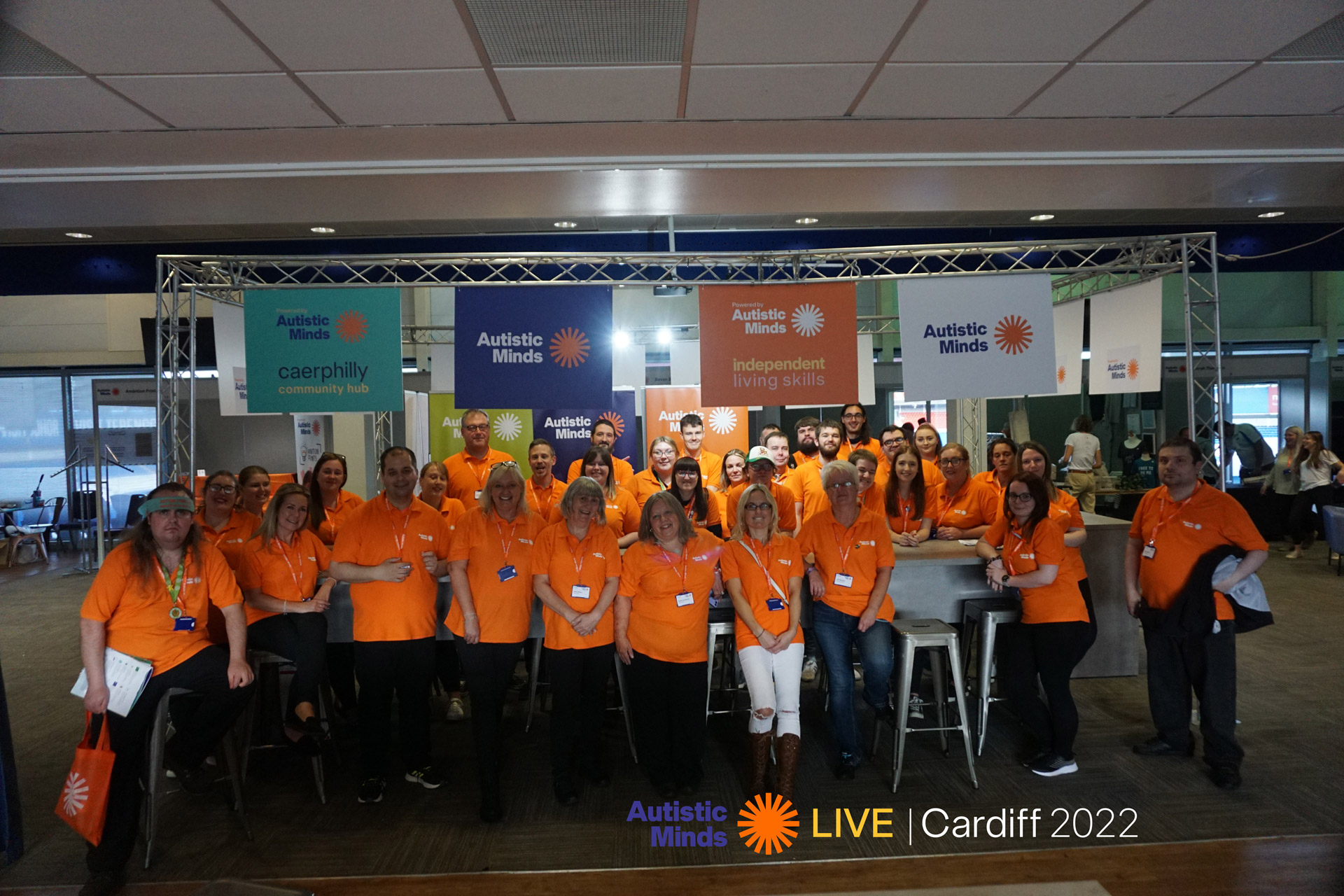Autistic Minds Live Cardiff 2022 Team banner Image