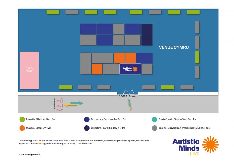 Autistic Minds LIVE Llandudno 2023 Floor Plans v4
